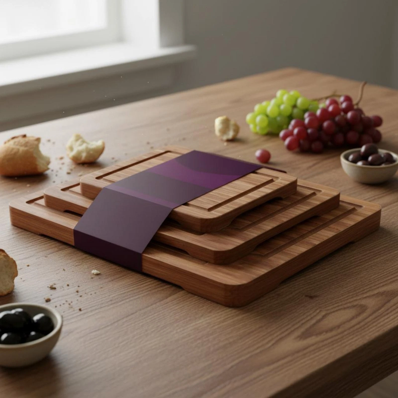 Bamboo Chopping Board Eco-Conscious Bamboo Board Serving Tray