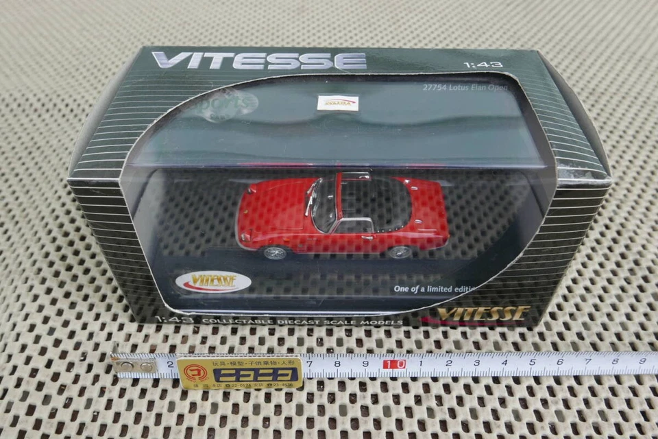 27754 Lotus Elan Open Carnival Red 1/43 Vitesse Diecast Mini Car / Lotus Elan - Bild 2 von 3