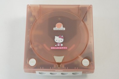 Dreamcast DC HELLO KITTY PINK Console Boxed Tested System ASAHI