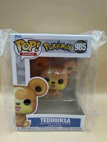 Funko Pop! Vinyl: Pokémon - Teddiursa #985 w/Protector NEAR MINT
