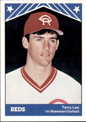 1983 Cedar Rapids Reds TCMA #19 Terry Lee Boise Idaho ID - NM