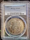 1885 P $1 Morgan Silver Dollar - NGC MS64