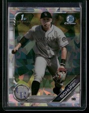2019 Bowman Draft Sapphire Edition #BDC-129 Aaron Schunk
