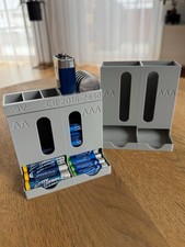 Battery Organizer Box for AA AAA 9V CR Batteries