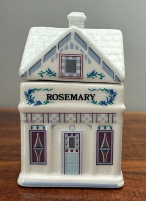 New LENOX VILLAGE SPICE JARS Rosemary House  - Single Replacements - 2024 2nd Ed
