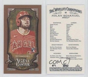 2024 Topps Allen & Ginter Mini Gold Border Nolan Schanuel #88 Rookie RC