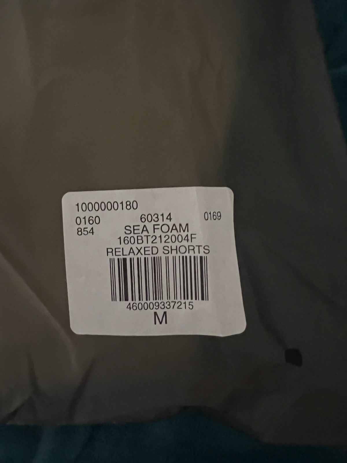 Essentials Fear of God Relaxed Sweat Shorts Sea Foam 160BT212004F thumbnail 4