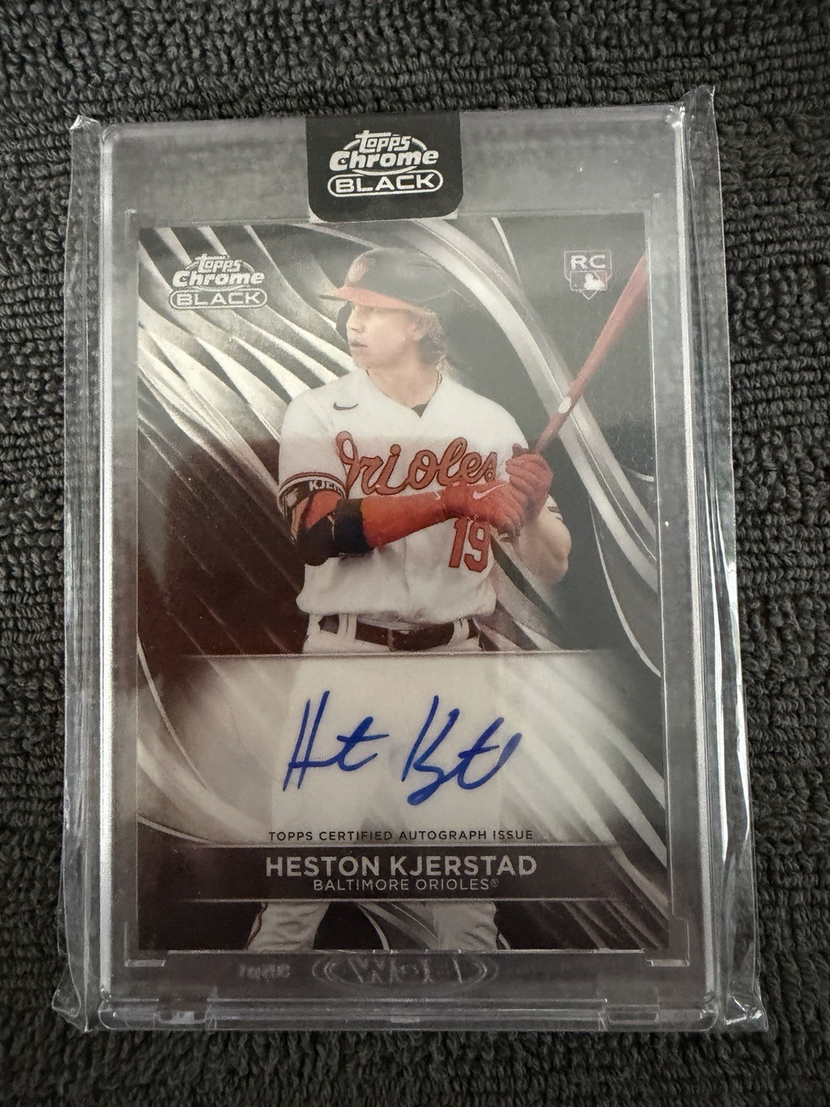 2024 Topps Chrome Black - Autographs Heston Kjerstad #CBA-HKJ (AU, RC)