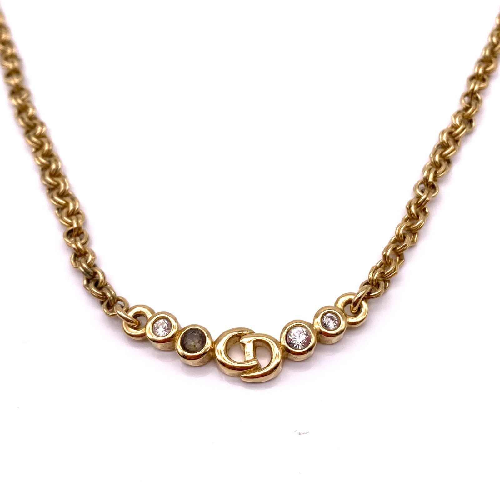 Christian Dior CDLogo Necklace fY11366A