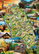 Glacier National Park 1000-Piece Jigsaw Puzzle