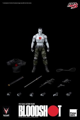 Valiant Comics Figzero Actionfigur 1/12 Bloodshot 15cm Threezero