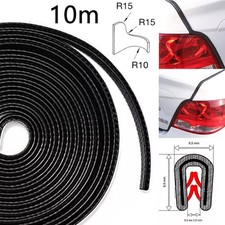 10m Kantenschutz Kantenschutzprofil Schwarz Keder Band Klemm Profil-Gummi PVC