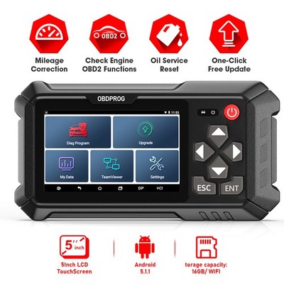 OBDPROG M500 Odometer Adjustment Diagnostic Scanner Mileage Correction Oil Reset