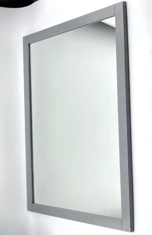 Ove Decors Tahoe 36"x28" Framed Bathroom Mirror - Dark Charcoal (gray)  NEW - Image 2 of 4