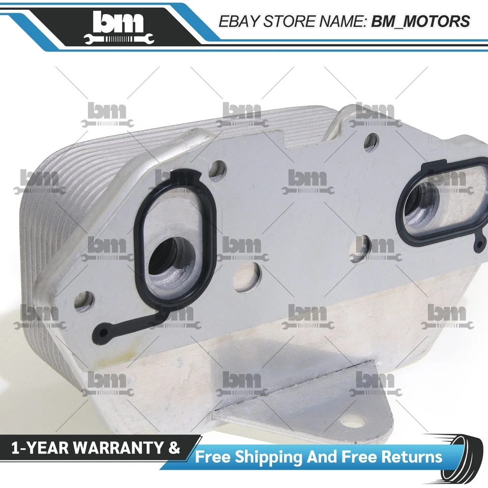 MAHLE Engine Oil Cooler with 06E117021G For Audi A5 A6 Q5 A4 A7 A8 Q7 S4 S5 - Image 4 of 4