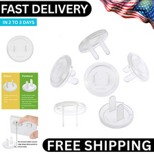 Outlet Plug Covers 52 Pack Clear Child Proof Electrical Protector Safety Caps..