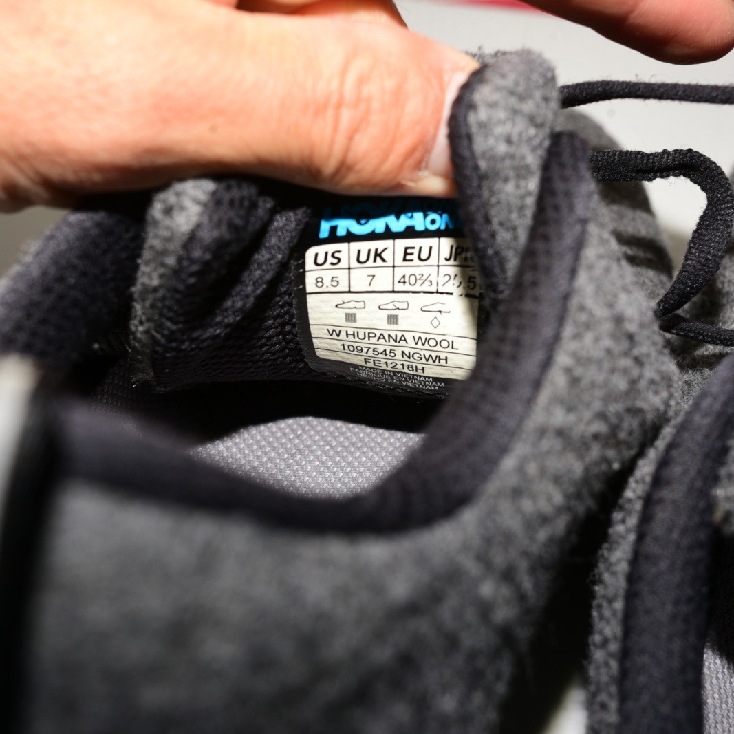 Hoka Hupana Wool Running Shoe Women US 8.5 - image 12