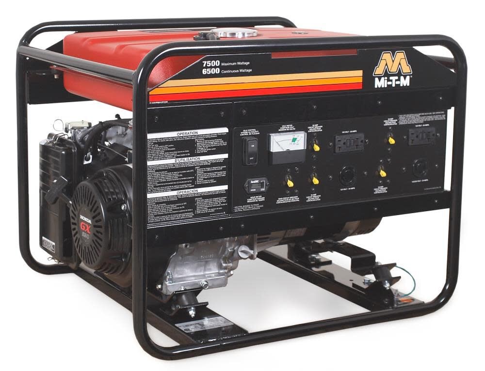 Mi T M 7,500 Watt Gas Powered 49-State Portable Generator