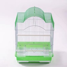 Pet Daily Kit Flat Top Small Bird Cage Metal Bird Cage Portable Pet Bird Cage