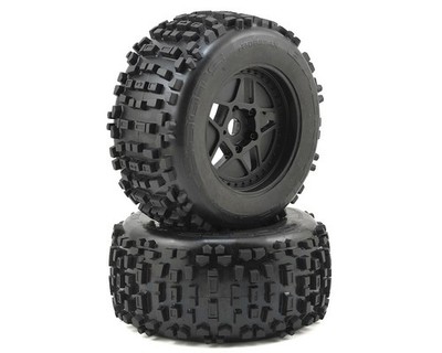 Arrma Dboots 'Back-Flip Mt 6S' Pre-Mounted Tires (Black) (2) [ARA510092]