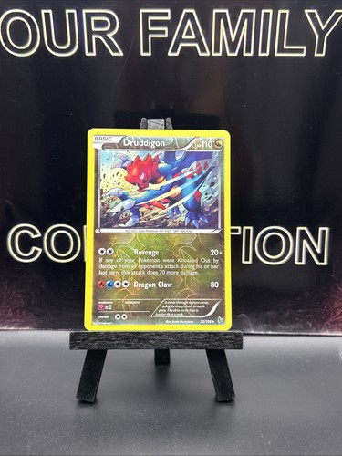 Pokémon TCG Druddigon 70/106 Flashfire Reverse Holo Rare Pokemon TCG 2014 MP