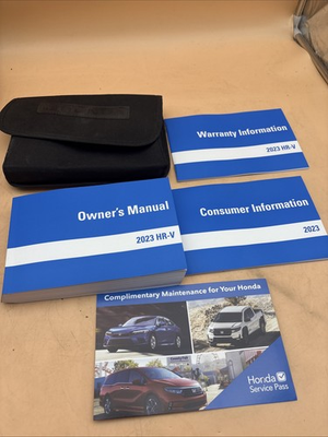 #ad 2023 HONDA HR V OWNERS MANUAL Warranty Consumer With case included $40.50