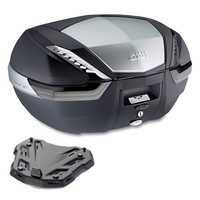 Givi Bauletto V47NT 47L Schwarz + Yamaha Xt 1200 Super Tenere 2010 Platte SR371