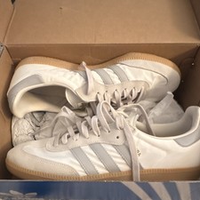 adidas Samba OG Off White/Grey Two/Aluminium Gum Low Top Leather ID1448
