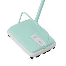Carpet Sweeper, Mini Size Lightweight Hand Push - No Noise, Non-Electric, Eas...