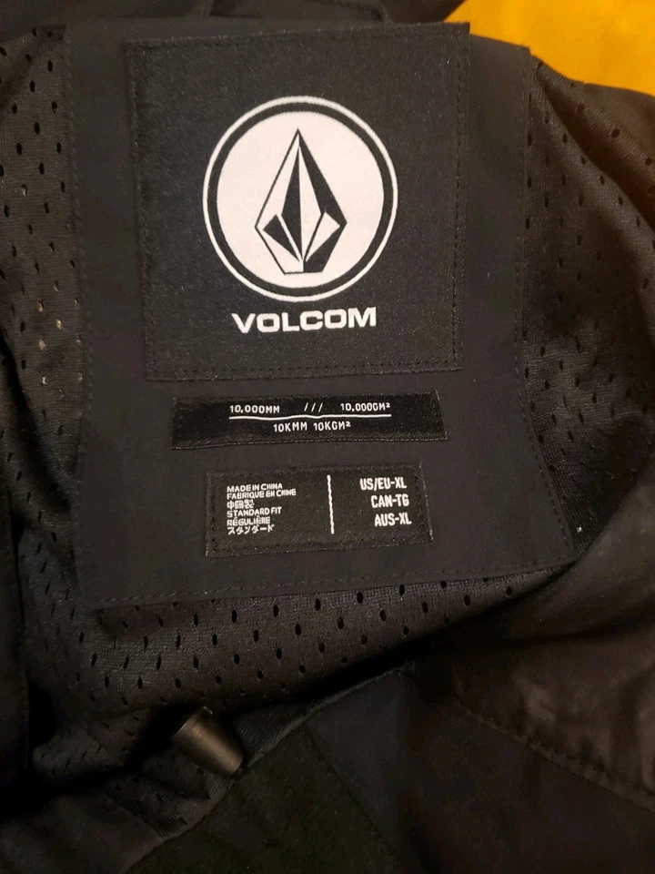 VOLCOM Men's WINTER SPORTSWEAR WEAR Black JACKET SKI SNOWBOARD OUTDOOR Size XL - Image 4 of 4