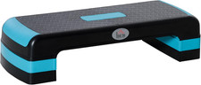 Stepper Aerobica Regolabile Su 3 Altezze, Step Fitness in Plastica per Allenamen