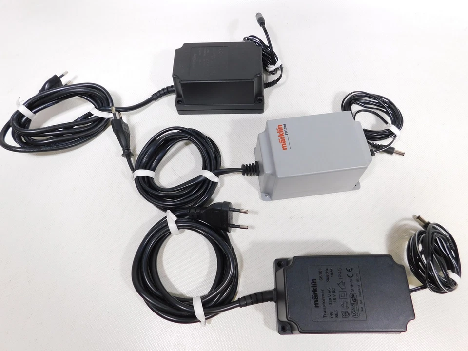 3X Märklin H0 DC Transformador Trafo 230 V 18 VA 66181 66191 SG/Mint #DM734-4 - Imagen 4 de 4