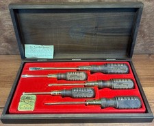 Mac Tools 1986 Limited Edition 24k Gold Plated 5-piece Screwdriver Set 52233 - 5 Mac Tools 1986 Limited Edition 24k Gold Plated 5-piece Screwdriver Set 52233 - 5