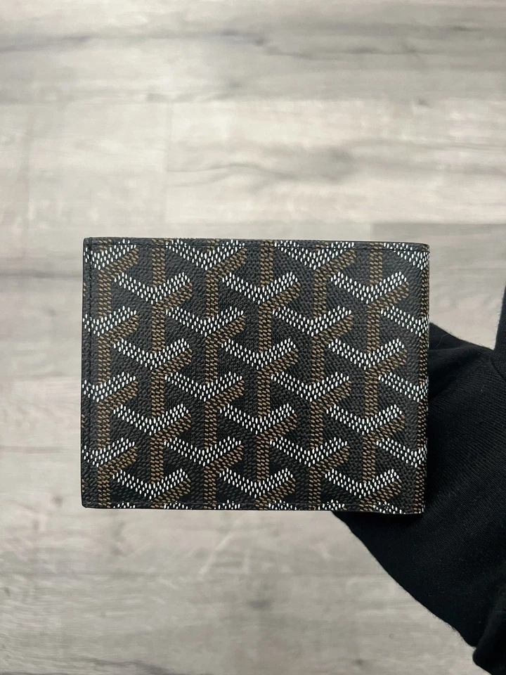 Cartera negra para hombre GOYARD Victoire doble pliegue Foto 2 de 4