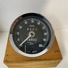 Vintage Smiths Speedometer Sn 614200 100mph Salvage