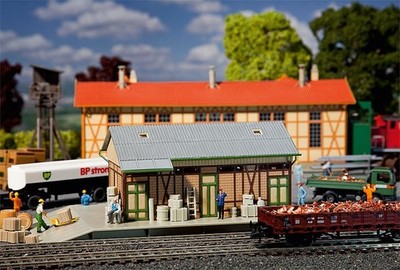 Faller  131266  Freight Station Kit - H0 Scale Brand New - Factory Sealed Box