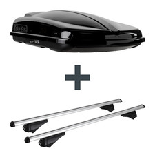 Dachbox Topbox TopBox 480 Duo + Dachträger für Toyota Corolla Touring Sports E21