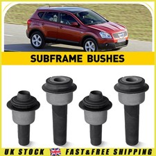 4PCS Front Crossmember Subframe Kit Bushing For 2008-19 Nissan Rogue 54466JD000