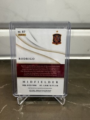 値下げ不可！panini immaculate2017 モドリッチ/20 SP 2020 Panini Immaculate Collection Rodrigo #67 /99 (RC) | eBay