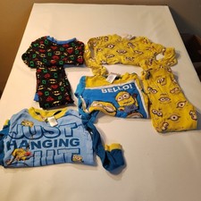 Boys Pajama Lot Sz 8 Despicable Me, Superheroes