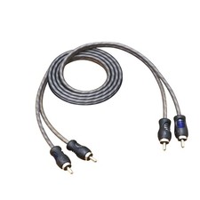 RECOIL RCI23 100 Oxygen Free Copper 3ft 2-Channel RCA Audio 3ft, Black