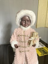 Peluche rosa afroamericano señora Santa Claus 20’ Navidad día de San Valentín también conocido como
