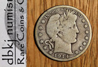 1914 S - Barber Half Dollar - VG - Very Good