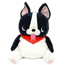 Amuse Amufun Boo Buruburu cane Bulldog francese 16" grande peluche bambola giocattolo morbido raro