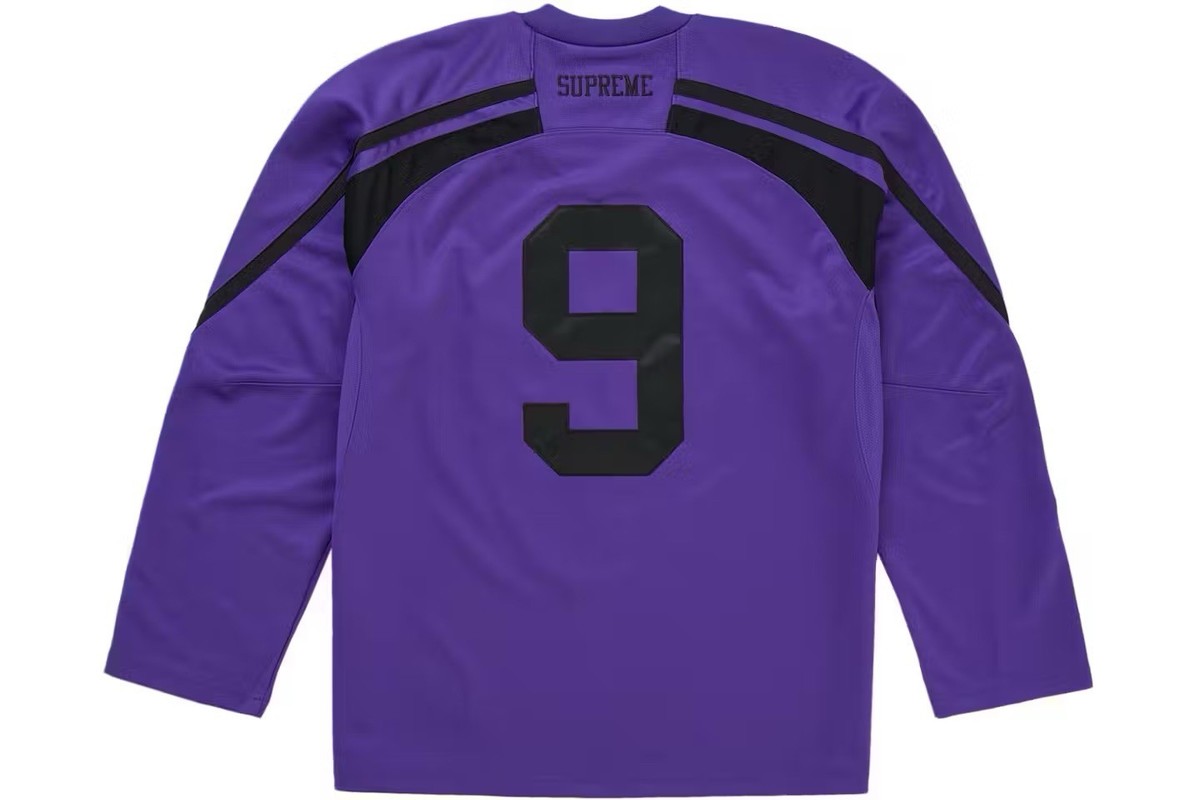Supreme The Misfits Hockey Jersey Purple Size Medium Brand New