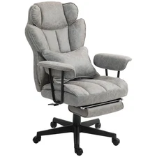 Executive Office Chair, 400LBS Big and Tall Office Chair with Foot Rest, Micr...