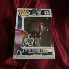Funko Pop Iconos MTV Moon Person 18 Figura Vinilo Arco Iris Música Televisión Retro