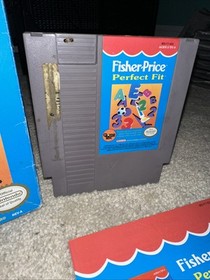 Fisher Price : Perfect Fit - Nintendo Nes Video Game - Complete In Box CIB