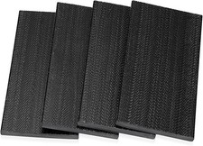 OwnMy 4 Pack Patio Rocking Chair Fiberglass Spring Plates Replacement Parts, Uni