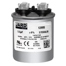 5 uf MFD 370 VAC ROUND Run Capacitor # NGM 325P505H37M20A4Z JARD 12995